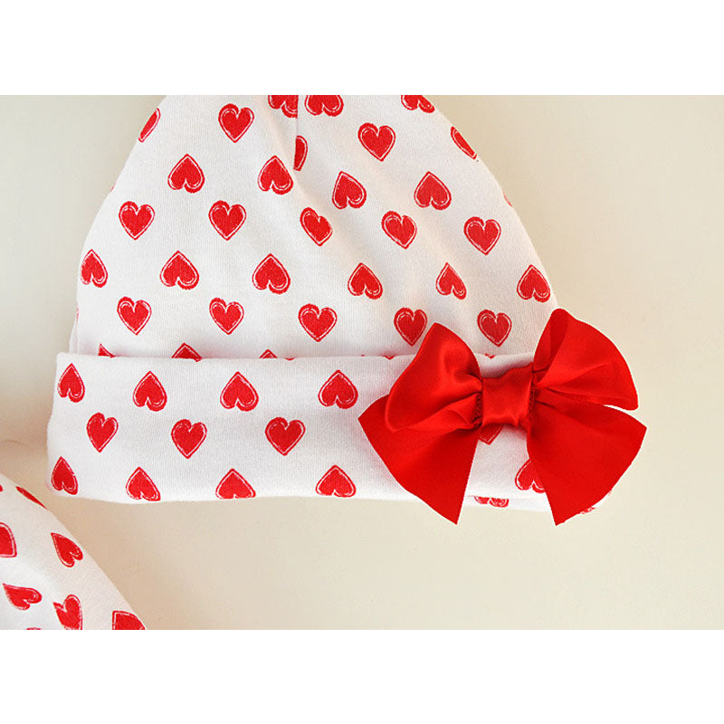 Christmas Love Baby Girl Jumpsuit Hat - TinyTacker