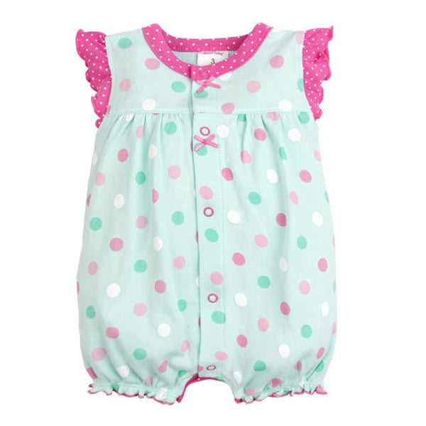 Vivian's Cute Dot Romper - TinyTacker