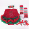 Gloria's Christmas Romper Dress Set - TinyTacker