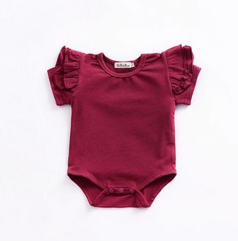 Ruffle Sleeved Bodysuit - TinyTacker