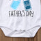 Happy First Fathers Day Romper - TinyTacker