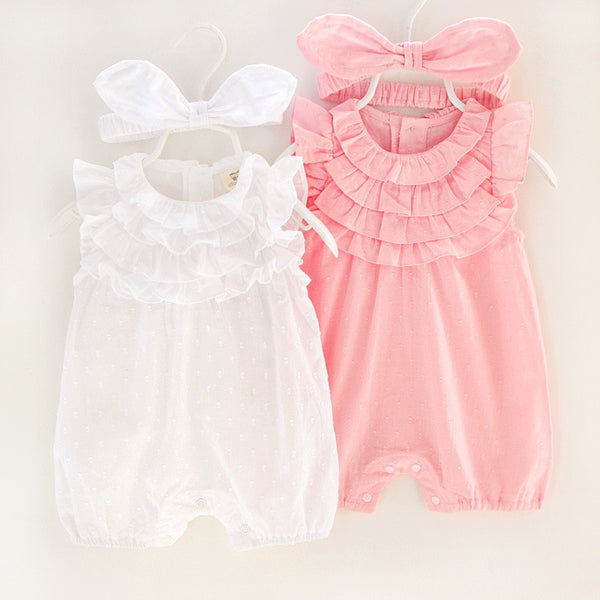 Princess Toddler Romper With Headband - TinyTacker