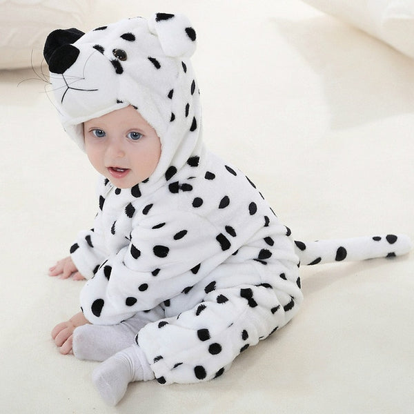 Leopard Hooded Jumpsuit - TinyTacker