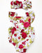 Rose Print Floral Romper+Headband - TinyTacker