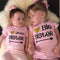 Little Sister Baby Girls Romper - TinyTacker