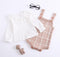 Woolen Baby Girls Plaid Outfits - TinyTacker