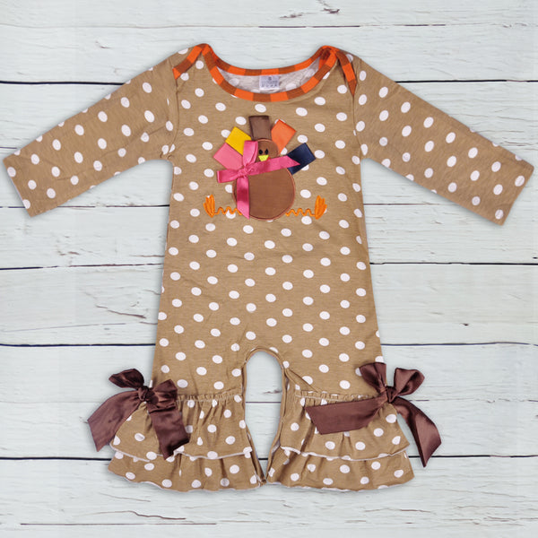 Thanksgiving Days Baby Girl Outfit - TinyTacker