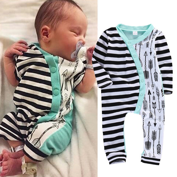 Zooey's Cute Stripe Jumpsuit - TinyTacker