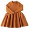 Long Sleeved Knit Princess Dress - TinyTacker