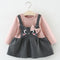 Cartoon Style Girl's Dress - TinyTacker