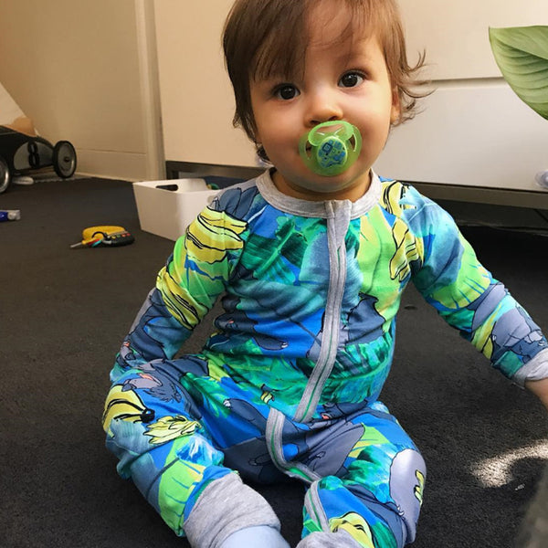 Rare Baloo Banana Printed Jumpsuit - TinyTacker