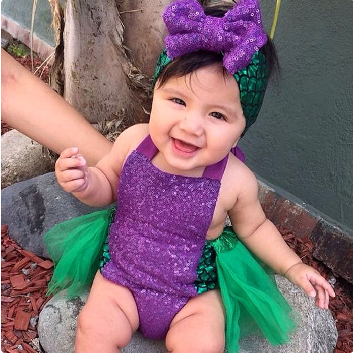 Federicka's Mermaid Sequin Bodysuit - TinyTacker