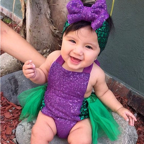 Federicka's Mermaid Sequin Bodysuit - TinyTacker