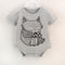 Cartoon Fox Print Romper - TinyTacker