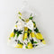 Floral Print Bow Sleeveless Dress - TinyTacker