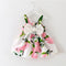 Floral Print Bow Sleeveless Dress - TinyTacker