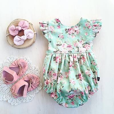 Alicia's Summer Flying Sleeveless Romper - TinyTacker
