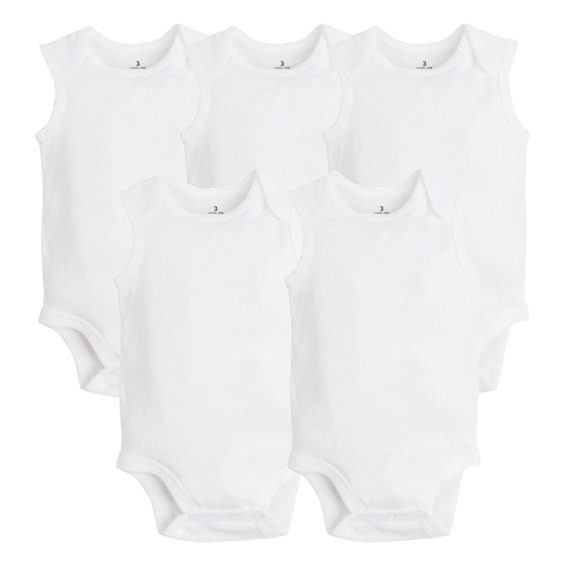 Summer Sleeveless Baby Boy Bodysuits - TinyTacker