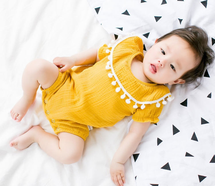 Girl Tassel Overalls - TinyTacker