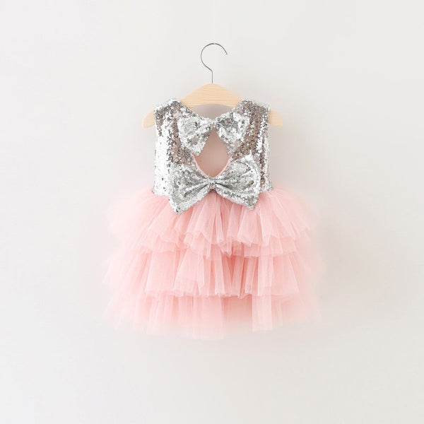 Angela's Tutu Sequins Dress - TinyTacker