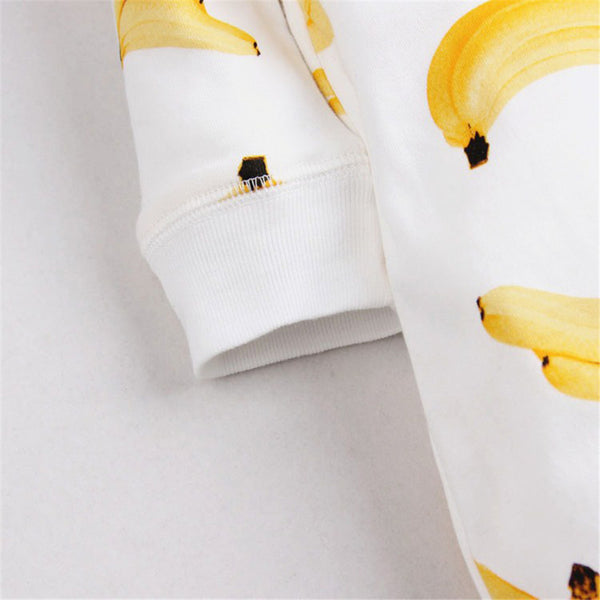 Banana Print Jumpsuit - TinyTacker
