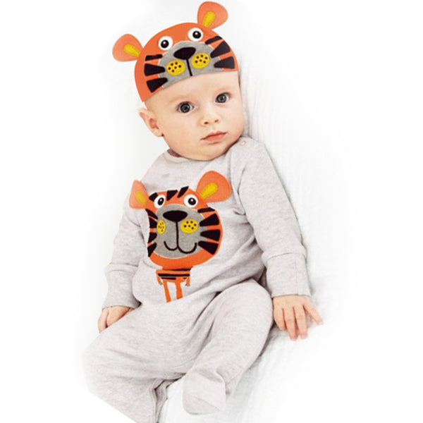 Cute Cartoon Lion Jumpsuit - TinyTacker