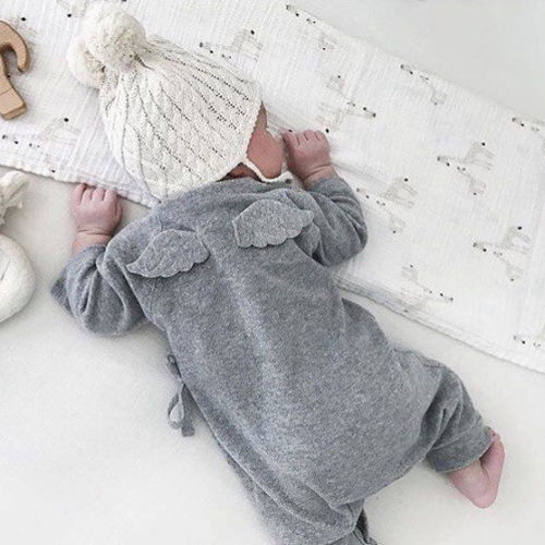 Cute Back Wings Baby Jumpsuit - TinyTacker