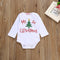Gideon's Christmas Romper Set - TinyTacker