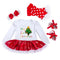 Snowflake Long Sleeve Girl's Romper Dress - TinyTacker