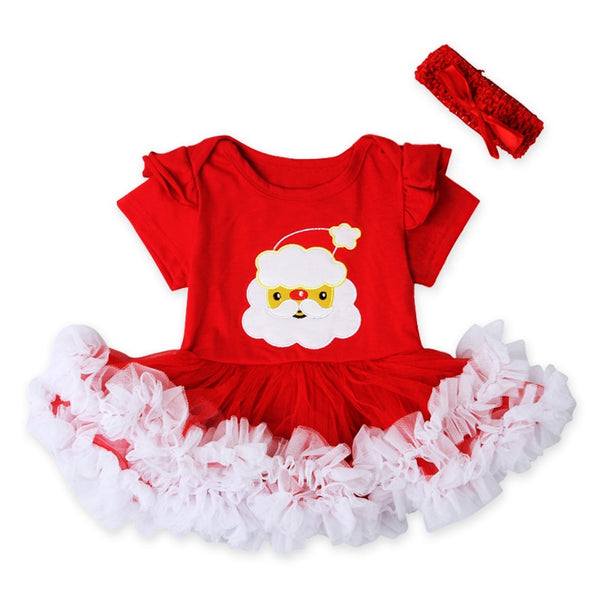 Red Cute Baby Girls Romper With Bowknot - TinyTacker