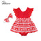 Ellen's Lace Ruffled Romper Dress - TinyTacker