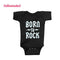 "My Papa Rocks" Romper - TinyTacker