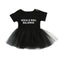 Rock And Roll Ballerina Lace Romper - TinyTacker