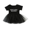 Rock And Roll Ballerina Lace Romper - TinyTacker