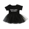 Rock And Roll Ballerina Lace Romper - TinyTacker