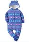 Blue Snow Hooded Jumpsuit - TinyTacker