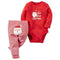 My First Christmas Baby Romper Pants - TinyTacker