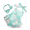 Lucky Girl Ruffled Flamingo Rompers & Headband Set - TinyTacker