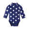 Triangle Kids Turtleneck Romper - TinyTacker