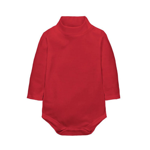 Isla's Red Turtleneck Romper - TinyTacker