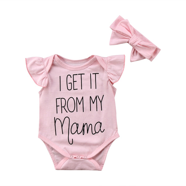 I Get It From My Mama Bodysuit - TinyTacker