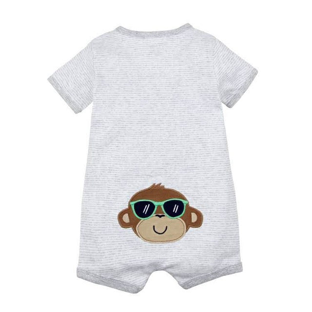 Cruise's Cartoon Pattern Romper - TinyTacker