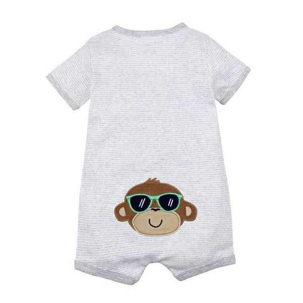 Cruise's Cartoon Pattern Romper - TinyTacker