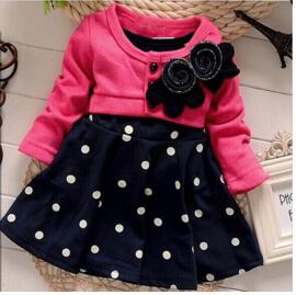 Rosa's Polka Spring Dress - TinyTacker