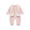 Cute Cartoon Solid Color One-piece - TinyTacker