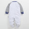 All Star Striped Footies Jumpsuit - TinyTacker