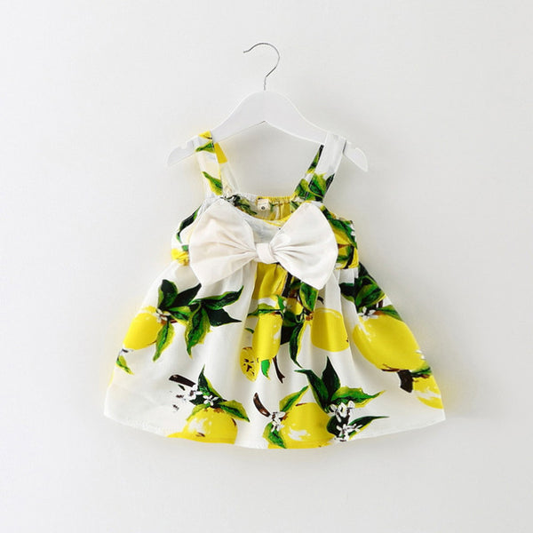 Lemon Print Wilhelmina's Dress - TinyTacker