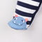 Blue Moster Baby Girls Jumpsuit - TinyTacker
