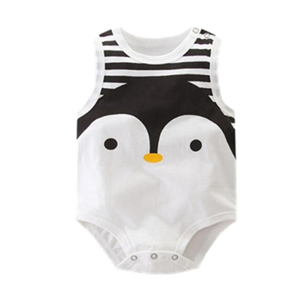 Cute Penguin Style Romper - TinyTacker