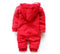 Kids Christmas Deer Hooded Jumpsuit - TinyTacker